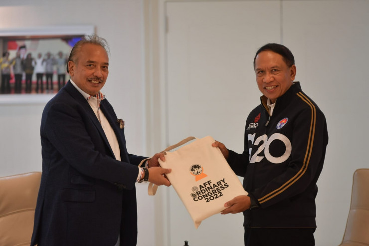 Utusan Khusus AFF Sambangi Kemenpora Bahas Piala AFF 2022