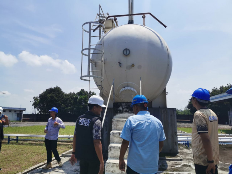 Polres Ngawi Cek SPBU dan SPBE Pastikan Stok BBM dan LPG Aman Pascalebaran