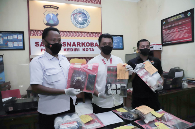 Polres Kediri Kota Ungkap Kasus Narkoba, Satu Orang Terduga Pengedar Diamankan
