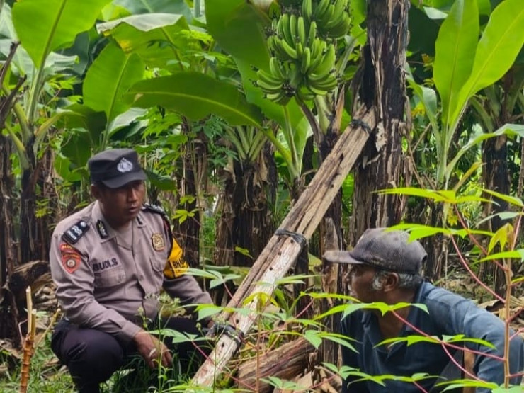 Kapolsek Sedati Masifkan Program Ketahanan Pangan dengan Peran Aktif Bhabinkamtibmas
