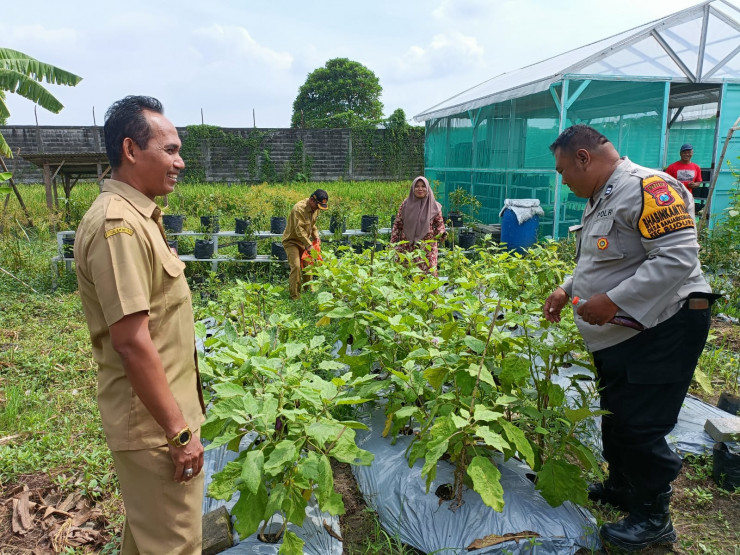 Polsek Buduran Optimalisasi Pengelolahan Lahan Peternakan dan Sayur untuk Ketahanan Pangan